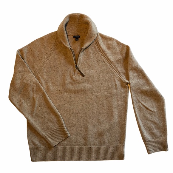 J. Crew Other - JCrew Lambs Wool Sweater 1/4 zip